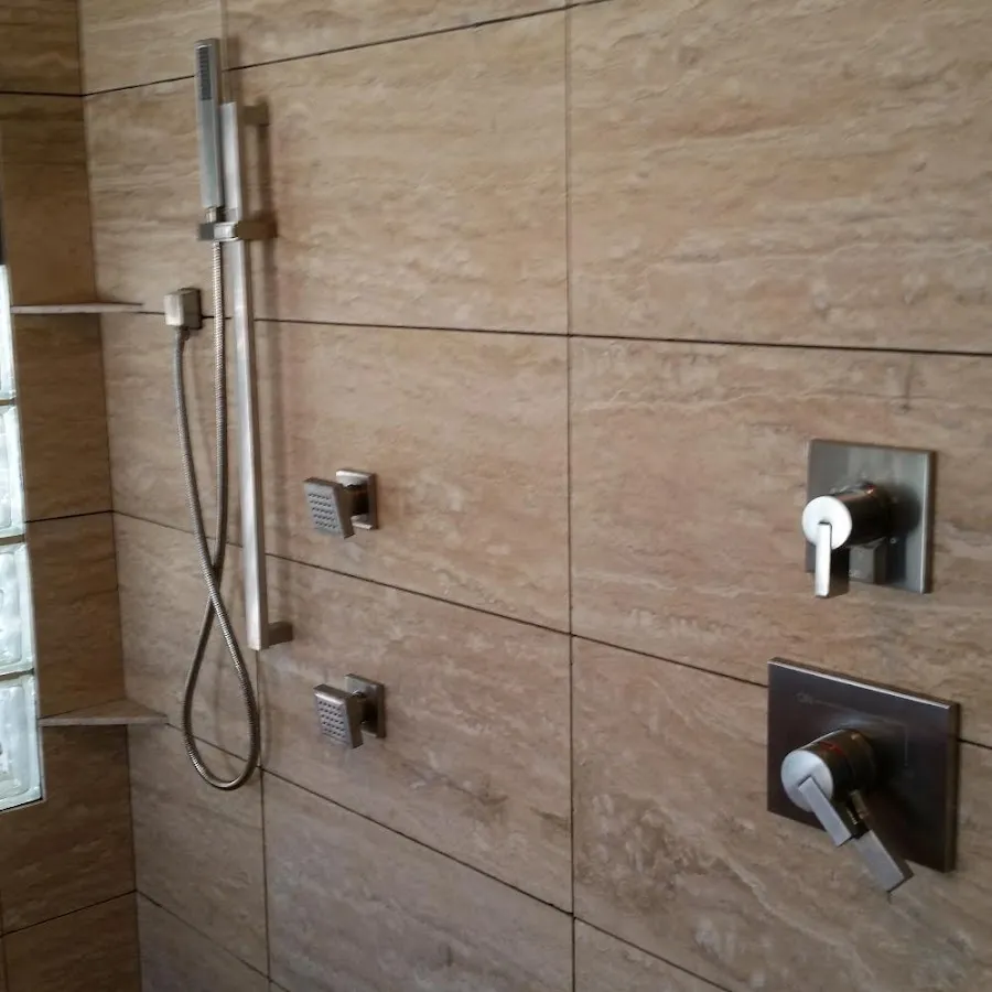 Shower fixture installation for Water Heater Replacement in Covina